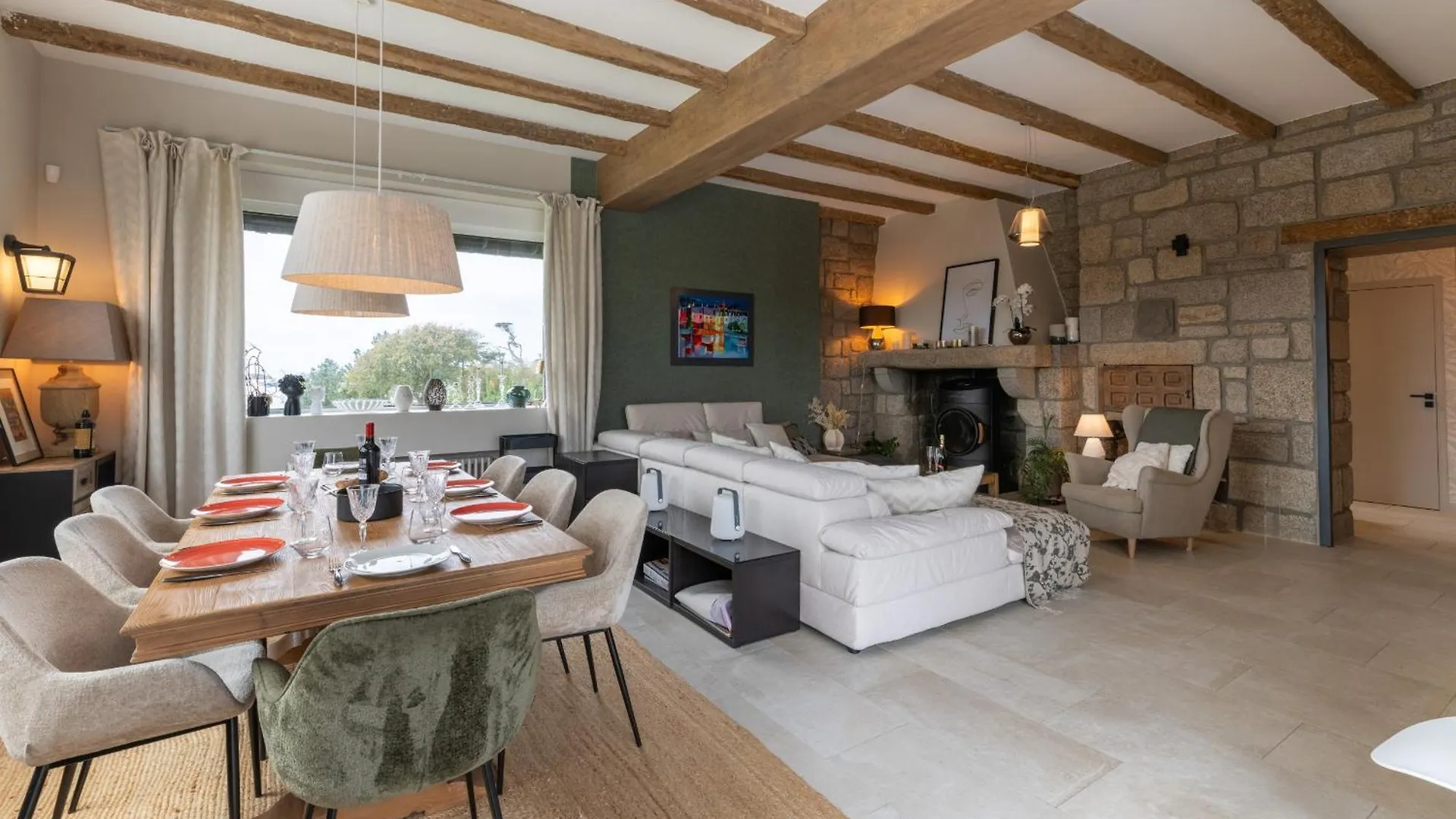 Ker Lan - Maison De Caractere Avec Spa Et Vue Mer Lanildut
