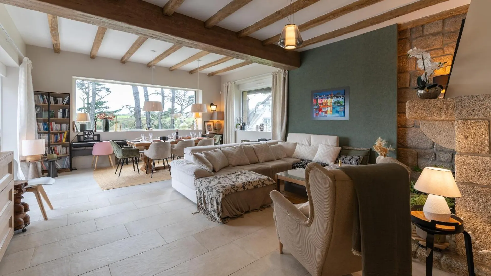 Ker Lan - Maison De Caractere Avec Spa Et Vue Mer Lanildut Holiday home
